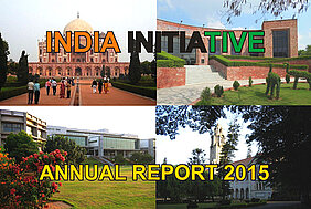 Von der Titelseite des Jahresberichts 2015 der Würzburger Indien-Initiative.