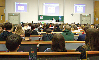 Volles Haus beim UDI-Schülertag. 