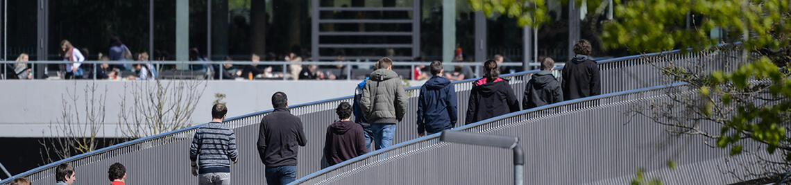 [Translate to Englisch:] Campus Nord, Brücke