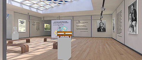 Lichtdurchflutet, detailverliebt und mit musikalischer Untermalung: So präsentiert sich der virtuelle Ausstellungsraum des Adolf-Würth-Zentrums. 