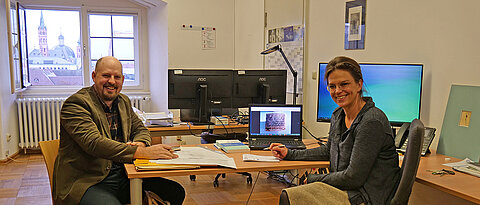 Martin Gruber and Elisa Roßberger strengthen the Chair of Ancient Near Eastern Studies at the University of Wuerzburg.
