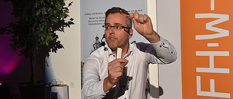 Karsten Kilian, Gewinner des Science Slam 2019 an der Uni Würzburg.