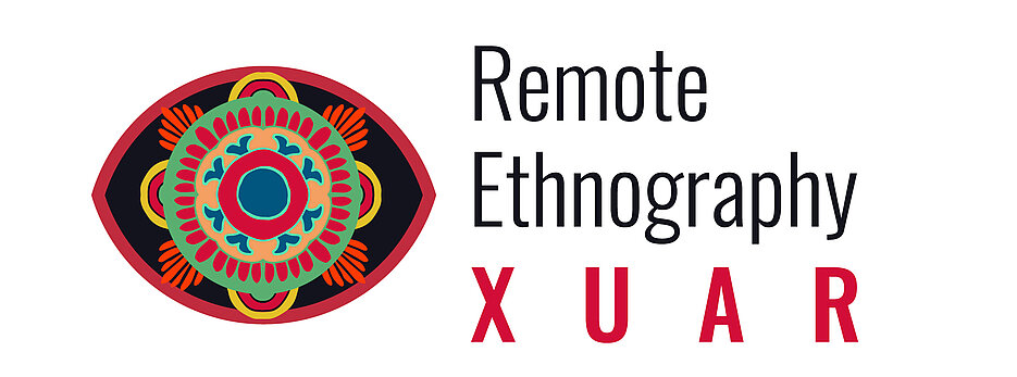 The logo of the EU project "Remote XUAR", designed in the shape of an eye, wants to say that researchers keep an eye on the situation of the Uyghurs even from a distance.
