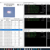 Hinter SkyCAM-5 steht eine komplexe Software-Architektur. Hier der Client mit den Reports über die Beobachtungen und deren Klassifizierung. (Screenshot: Hakan Kayal / Universität Würzburg)