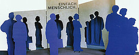 Motiv zur Wanderausstellung "Einfach menschlich. Von Menschen und Süchten". (Bild: Verein S.u.G.)