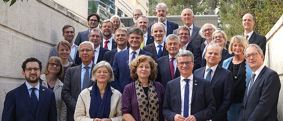 Die bayerische Delegation in Israel.