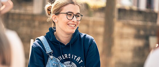 Studentin an der Universität.