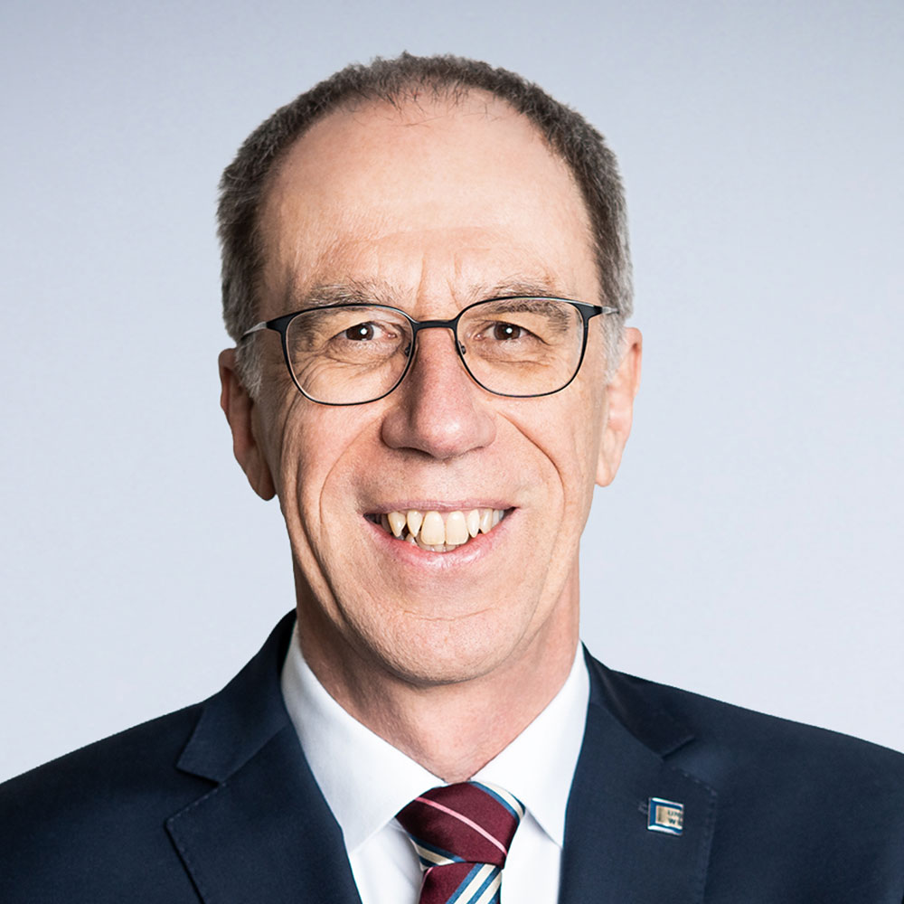 Porträtfoto von Präsident Paul Pauli